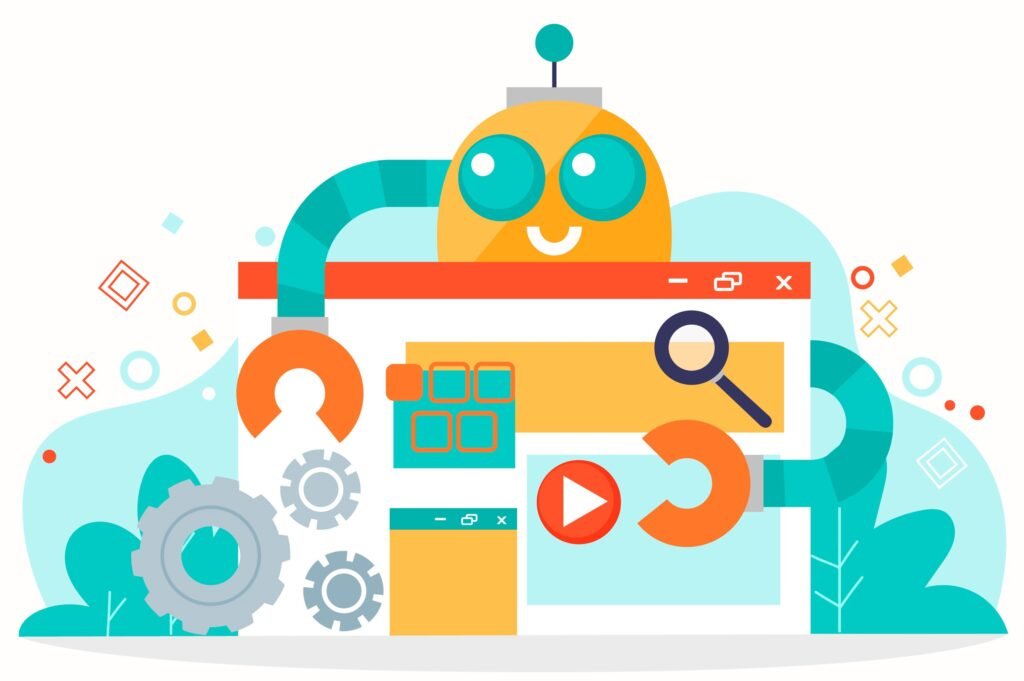 Google search algorithms illustration