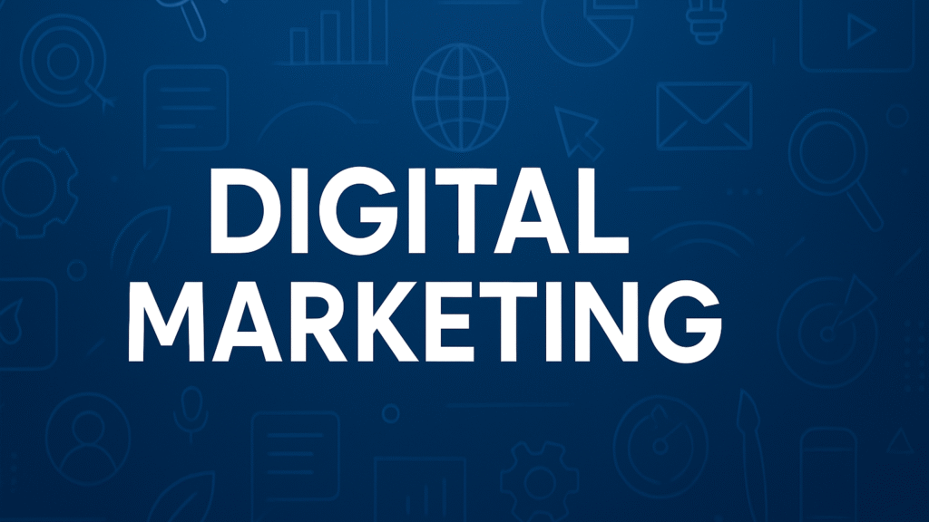 Digital marketing channels reaching an online audience